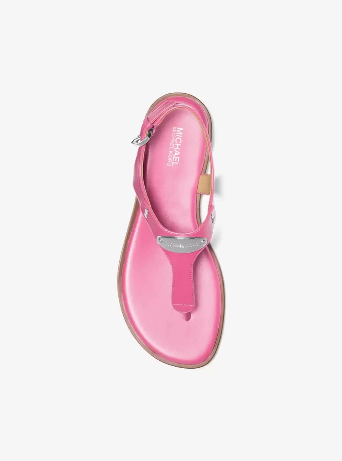 Logo Plate T-Strap Sandal Logo Plate T-Strap Sandal