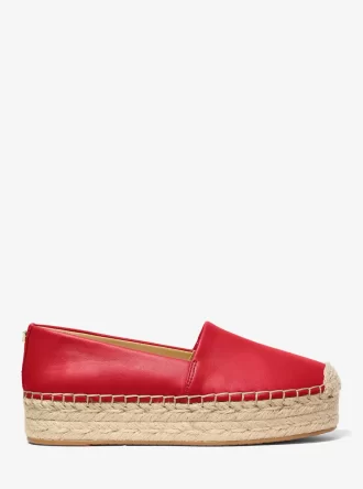 Lynn Leather Platform Espadrille