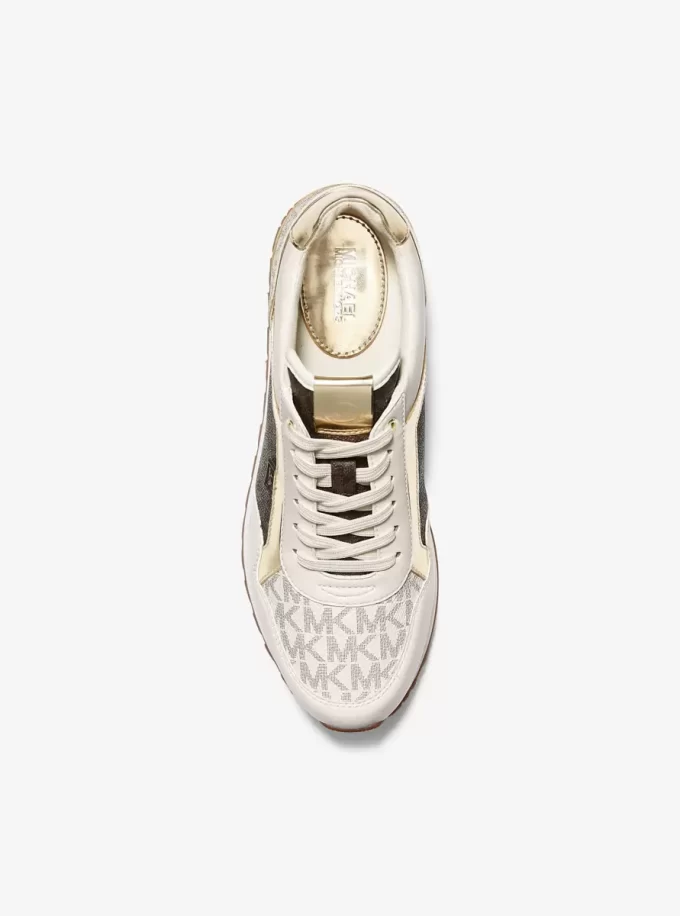 Maddy Two-Tone Logo Trainer Maddy Two-Tone Logo Trainer