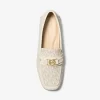 Mandy Leather and Signature Logo Moccasin Loafer Mandy Leather and Signature Logo Moccasin Loafer