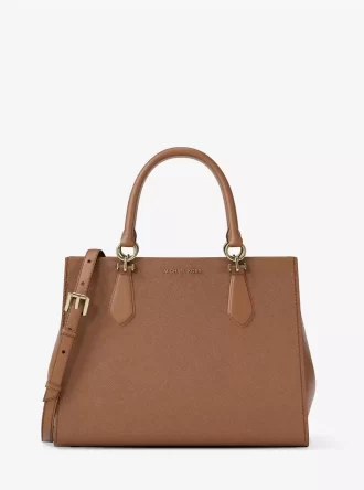 Marilyn Medium Saffiano Leather Satchel