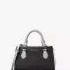 Marilyn Small Color-Block Saffiano Leather Messenger Bag Marilyn Small Color-Block Saffiano Leather Messenger Bag