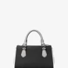 Marilyn Small Color-Block Saffiano Leather Messenger Bag Marilyn Small Color-Block Saffiano Leather Messenger Bag