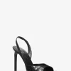 Marisa Crocodile Embossed Patent Leather Sandal