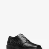 Marte Crocodile Embossed Leather Oxford