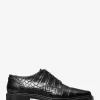 Marte Crocodile Embossed Leather Oxford