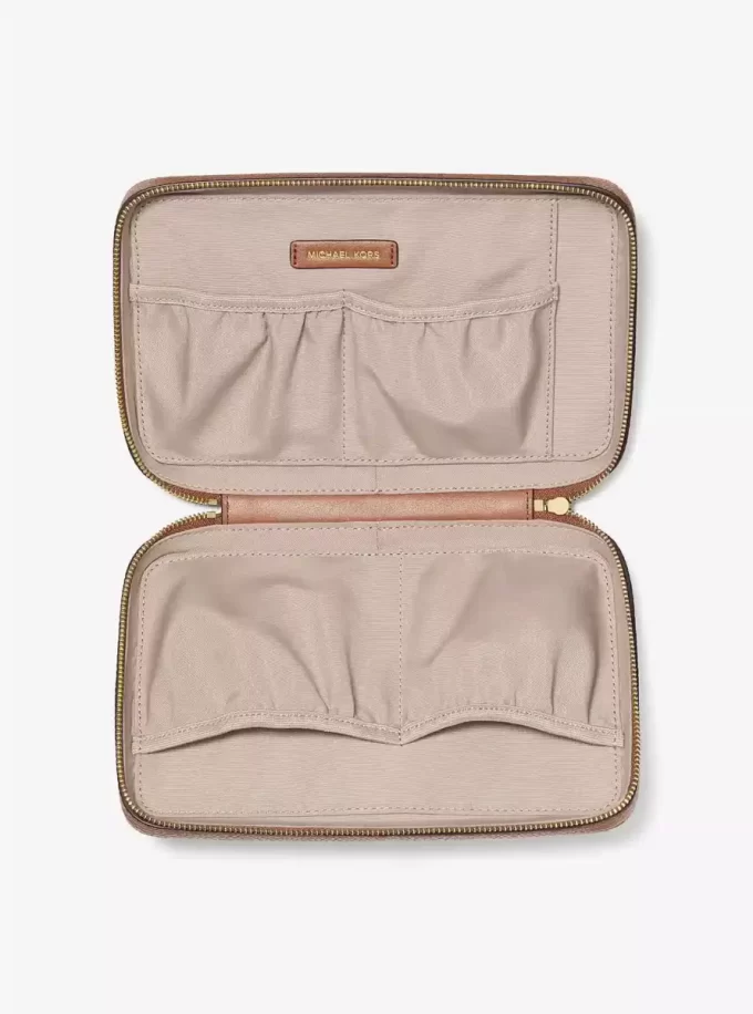 Medium Pebbled Leather Tech Organizer