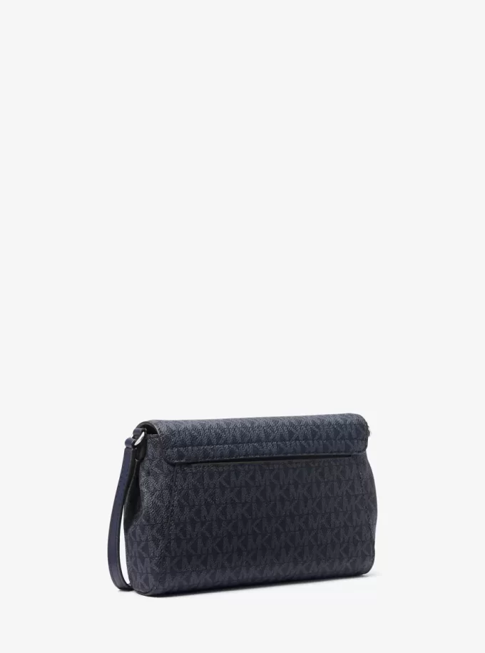 Medium Signature Logo Convertible Crossbody Bag