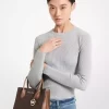 Mercer Medium Logo and Leather Accordion Crossbody Bag
