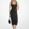 Metallic Logo Jacquard Midi Dress Metallic Logo Jacquard Midi Dress
