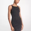 Metallic Logo Jacquard Tank Dress