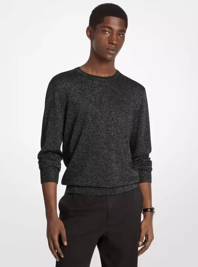 Metallic Wool Sweater