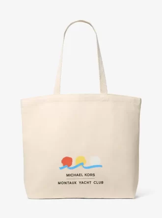Michael Kors x Montauk Yacht Club Cotton Canvas Tote Bag