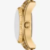 Micro Lexington Pavé Gold-Tone Watch