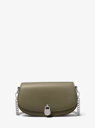 Mila Small Leather Convertible Crossbody Bag