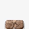 Mila Small Snake Embossed Convertible Crossbody Bag Mila Small Snake Embossed Convertible Crossbody Bag