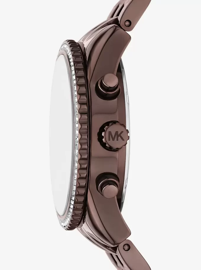Mini Bryant Pavé Brown-Tone Watch Mini Bryant Pavé Brown-Tone Watch