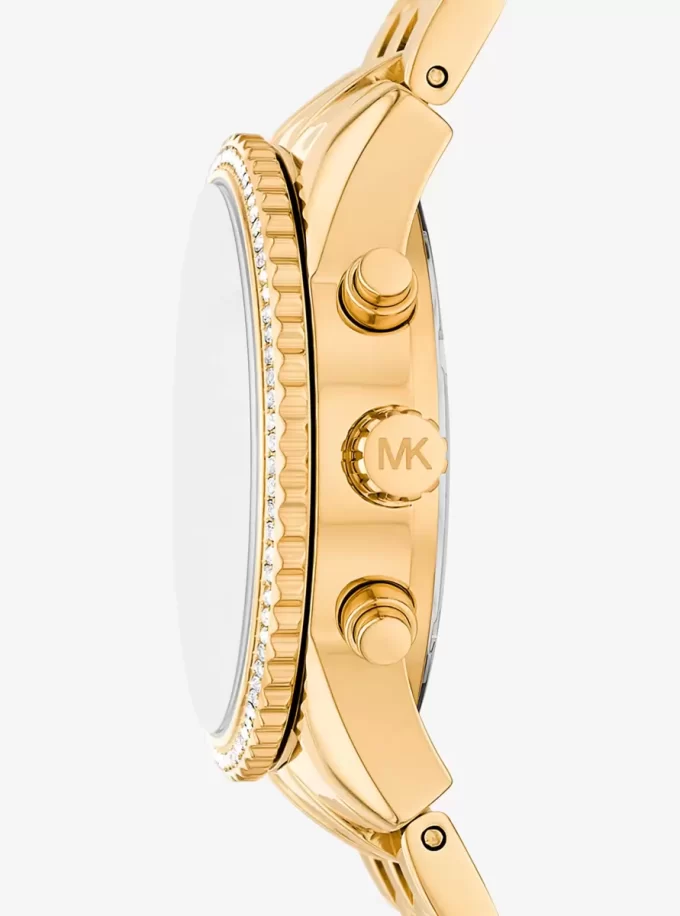 Mini Bryant Pavé Gold-Tone Watch Mini Bryant Pavé Gold-Tone Watch