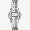 Mini Bryant Pavé Logo Silver-Tone Watch