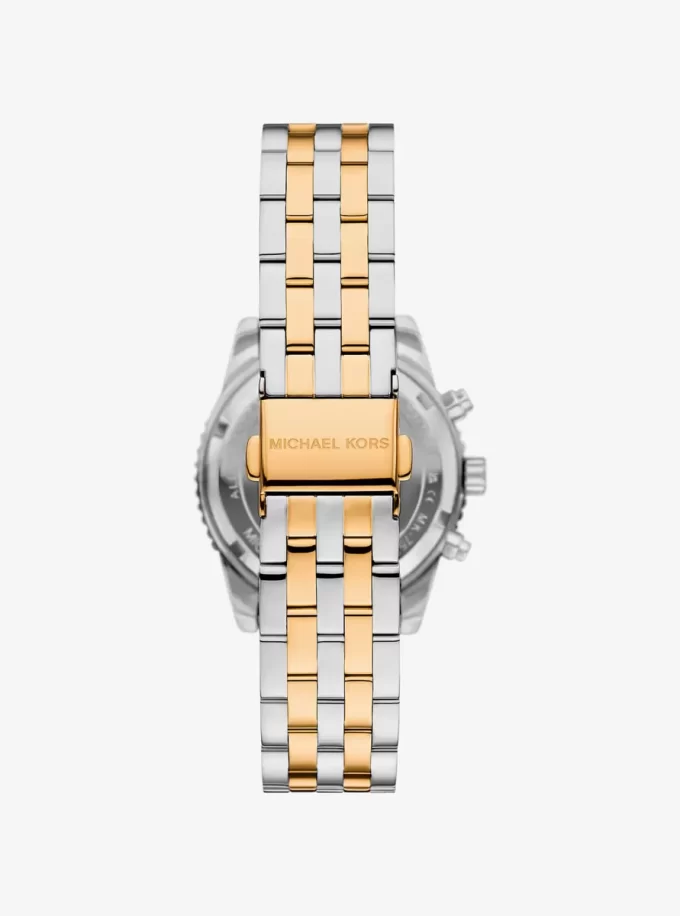 Mini Bryant Pavé Two-Tone Watch