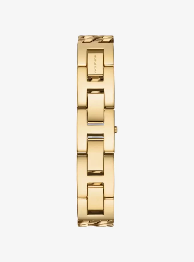 Mini Darrington Gold-Tone Chain-Link Watch