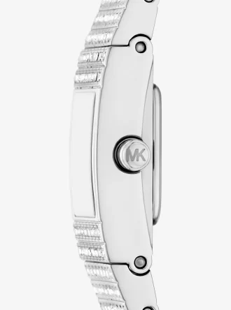 Mini Darrington Pavé Silver-Tone Watch