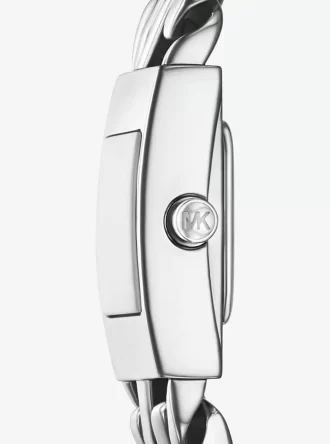 Mini Darrington Silver-Tone Chain-Link Watch