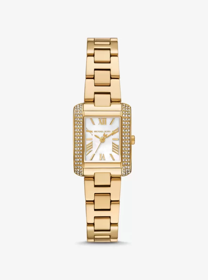 Mini Emery Pavé Gold-Tone Watch Mini Emery Pavé Gold-Tone Watch