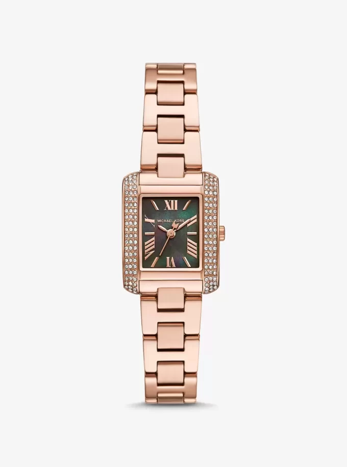 Mini Emery Pavé Rose Gold-Tone Watch Mini Emery Pavé Rose Gold-Tone Watch
