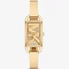 Mini Empire Pavé Gold-Tone Bangle Watch Mini Empire Pavé Gold-Tone Bangle Watch