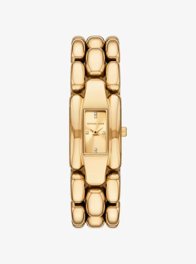 Mini Hally Pavé Gold-Tone Watch Mini Hally Pavé Gold-Tone Watch