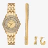 Mini Harlowe Pavé Gold-Tone Watch and Jewelry Set