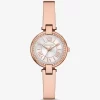 Mini Laney Rose Gold-Tone Bangle Watch