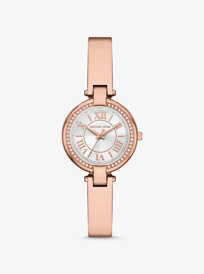 Mini Laney Rose Gold-Tone Bangle Watch