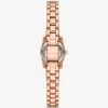 Mini Lexington Pavé Rose Gold-Tone Watch