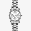 Mini Lexington Pavé Silver-Tone Watch