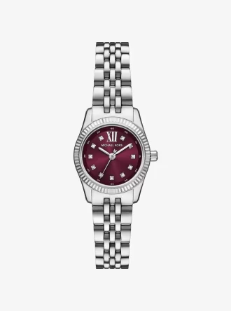 Mini Lexington Pavé Silver-Tone Watch