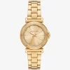 Mini Maren Pavé Gold-Tone Watch