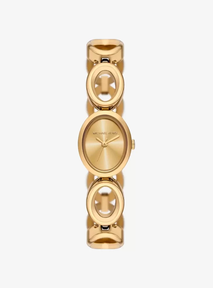 Mini Maude Gold-Tone Link Watch Mini Maude Gold-Tone Link Watch