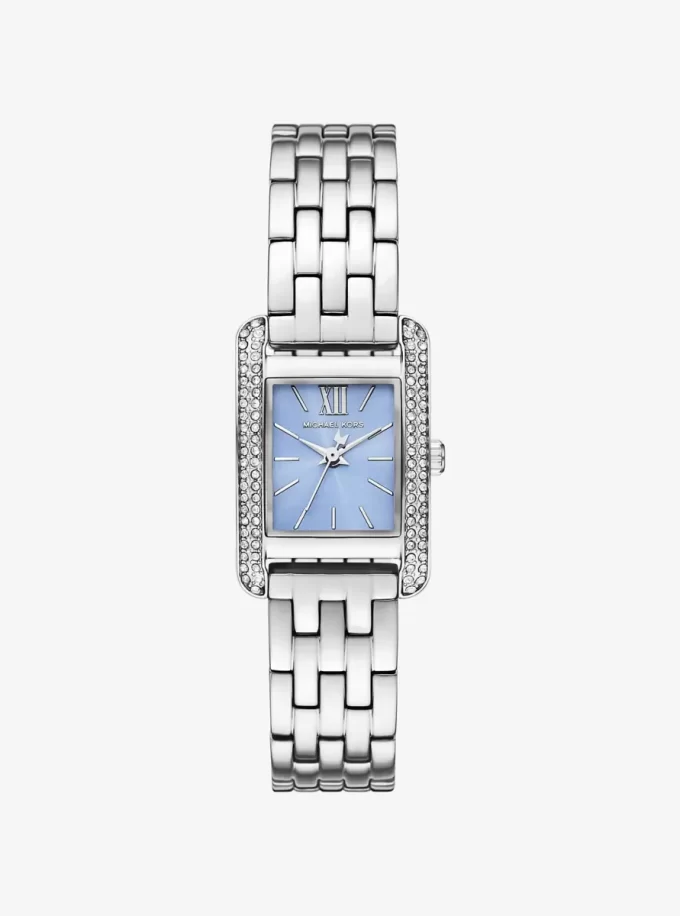 Mini Monroe Pavé Silver-Tone Watch