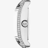Mini Monroe Pavé Silver-Tone Watch