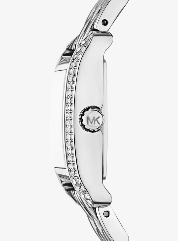 Mini Monroe Pavé Silver-Tone Watch