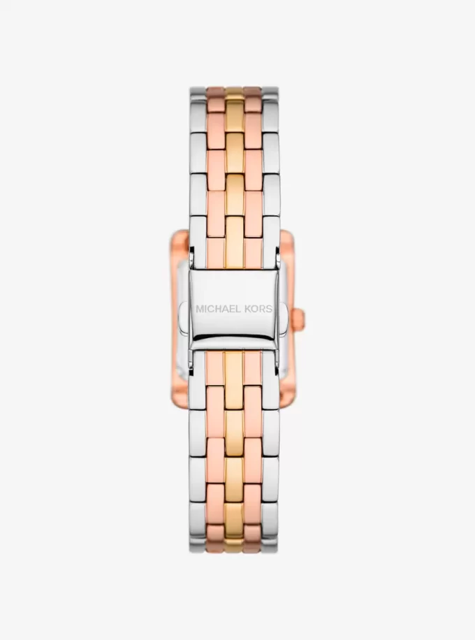 Mini Monroe Pavé Tri-Tone Watch