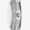 Mini Raquel Pavé Silver-Tone Watch