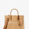 Mirella Medium Suede and Faux Shearling Tote Bag