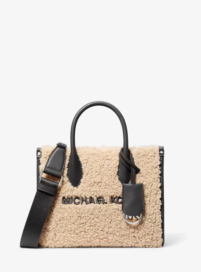 Mirella Small Faux Shearling Crossbody Bag