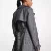MK2000 Logo Jacquard Trench Coat