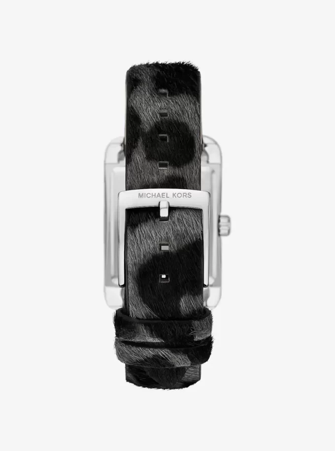 Monroe Leopard Print Calf Hair Watch Monroe Leopard Print Calf Hair Watch