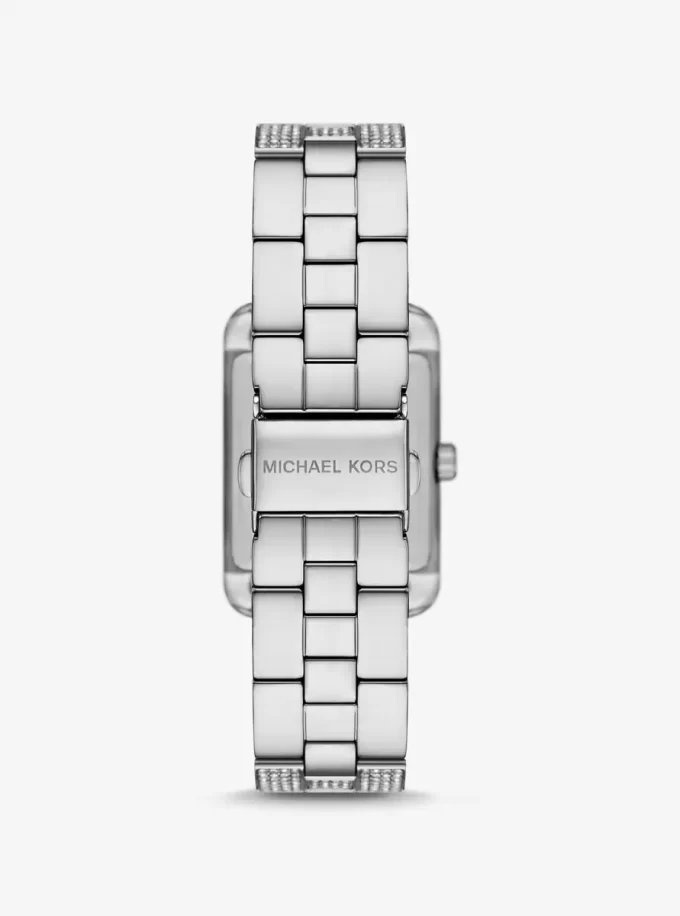 Monroe Pavé Silver-Tone Watch Monroe Pavé Silver-Tone Watch