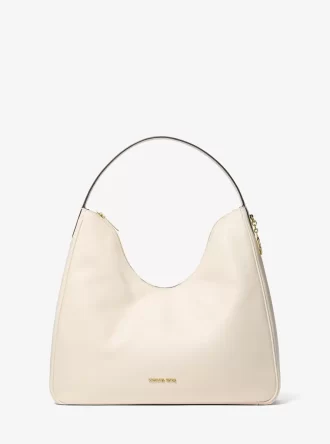Nayla Medium Pebbled Leather Shoulder Bag